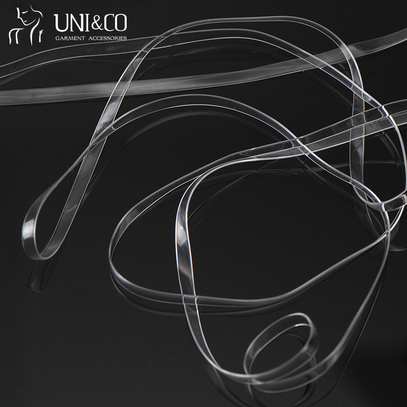 Eco-friendly TPU Clear Elastic Bra Mobilon Tape For Bikini Invisible Straps